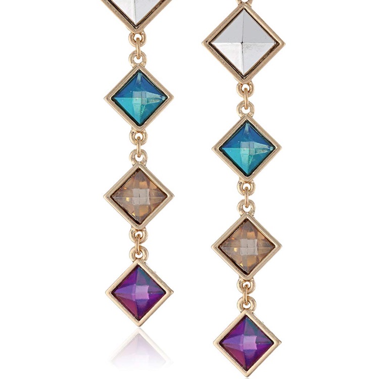 Kensie Naughty And Nice Pyramid Drop Earrings 25$